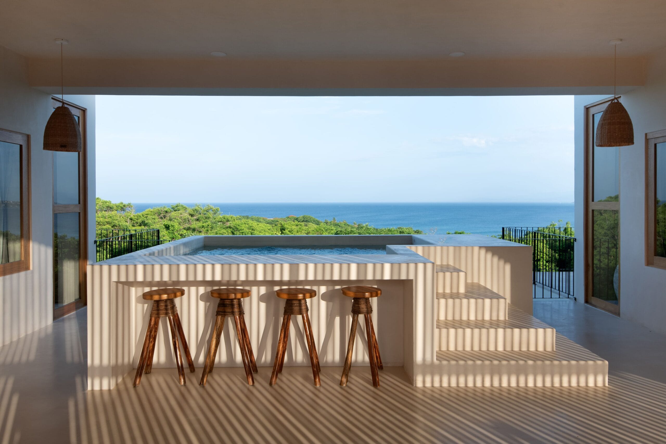 Taco Champagne - Hom - jacuzzi con vista al mar